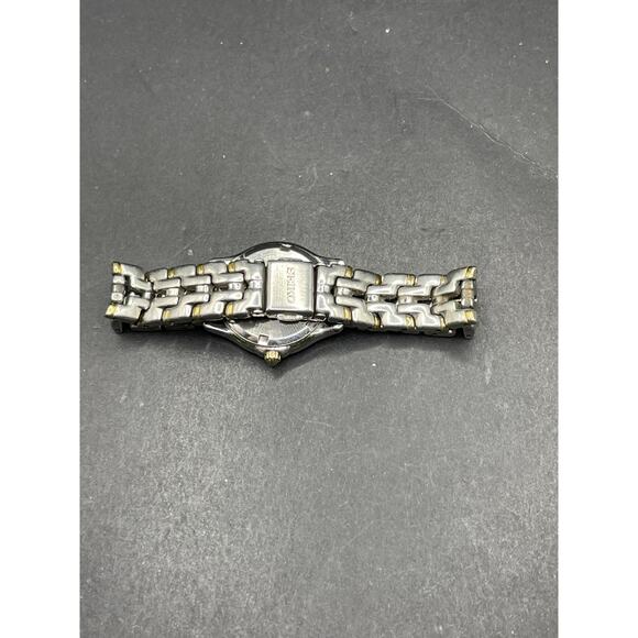 Vintage 1998 Women\'s Seiko Quartz Watch 7N82-0599 Date Indicator Two Tone 5BAR main image 10